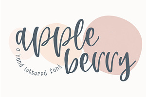 AppleBerry Script Font