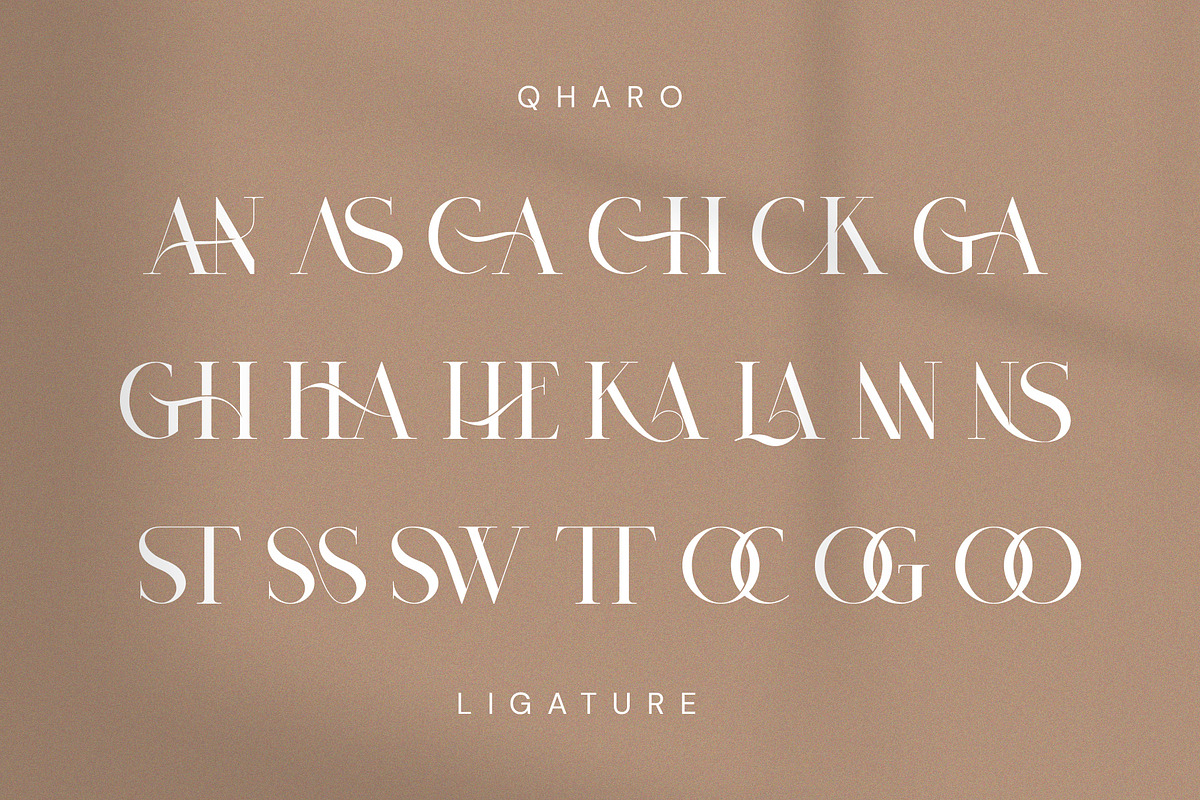 QHARO - Elegant & Luxury, a Serif Font by BOOSH Studio (Photo 13 of 14)