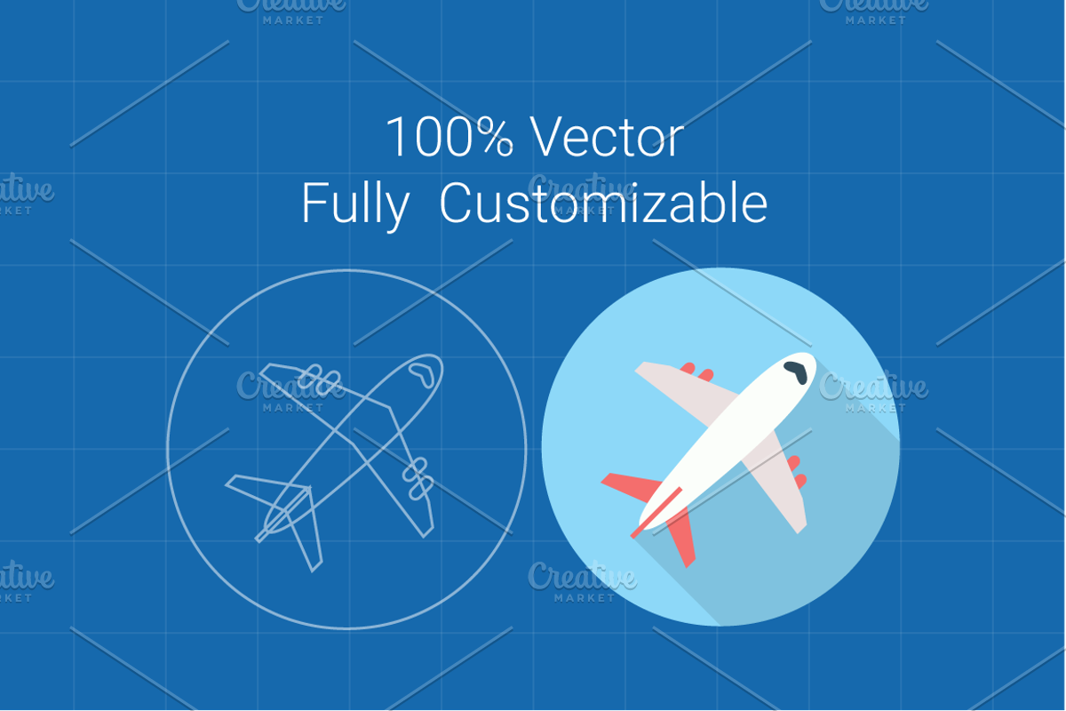 Business Travel Icon Pack, an Icon by YT Design (Photo 2 of 2)