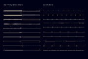 Tribal UI Set, an Object Illustration by Olga Ryzychenko (Thumbnail 7 of 13)