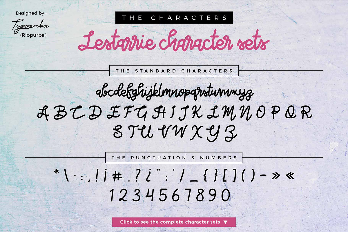 Lestarrie Monoline Font preview 5