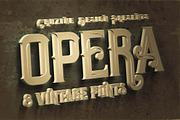 Opera Vintage Typeface, a Font by Cruzine (Thumbnail 5 of 5)