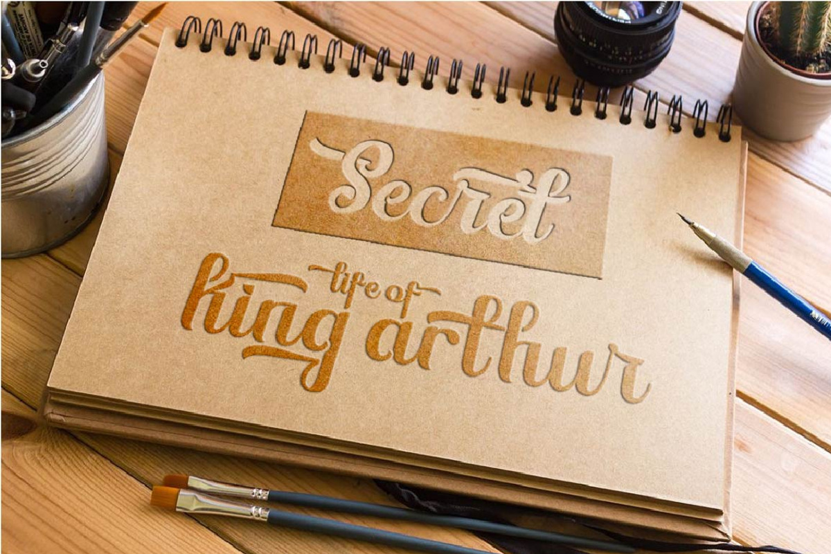 Kingfont Script preview 4