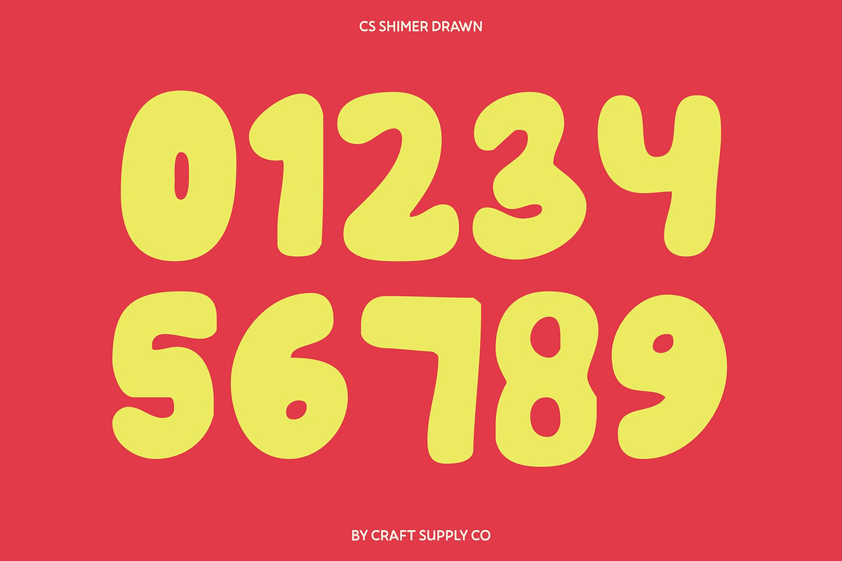 CS Shimer Drawn, a Sans Serif Font by Craft Supply Co. (Photo 5 of 8)
