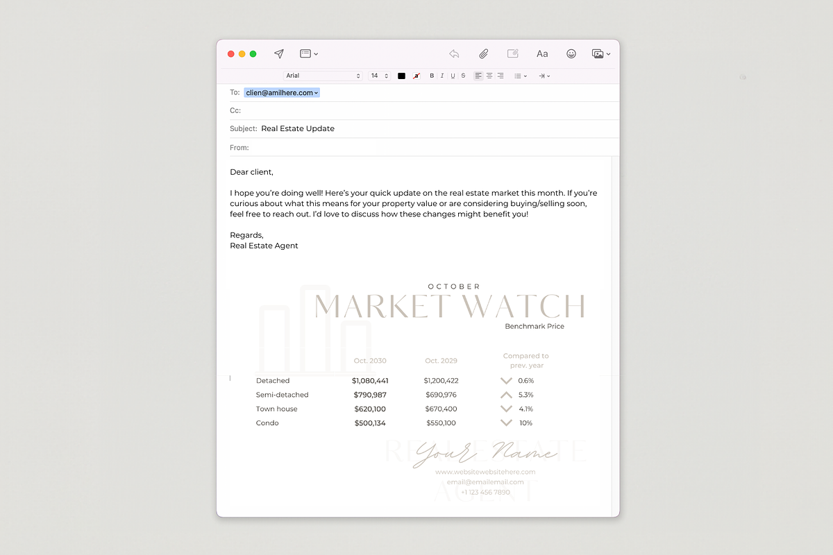 Real Estate Email Marketing Template, a Marketing Template by EstateElements (Photo 4 of 9)