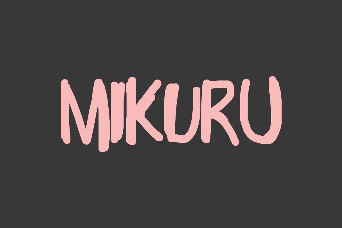 Mikuru Font, a Script Font by YARARÀ STUDIO (Photo 1 of 5)