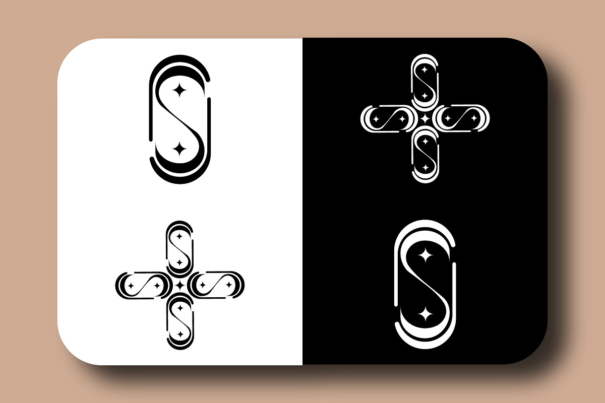 Elegant S Monogram Logo with Stars, a Branding & Logo Template by Salman Shop (Photo 2 of 3)