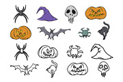 Happy Halloween. Mini Set, a Decorative Illustration by Warm Hearted Studio (Thumbnail 3 of 5)