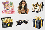 Black and Gold  Black Friday, an Illustration by DreamCafeArt (Thumbnail 4 of 7)