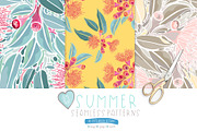 Summer Seamless Patterns, a Pattern Graphic by Sketchbook Designs (Thumbnail 3 of 10)