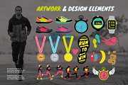 Running Graphics and Logos Pack, a Food Illustration by Wingsart Studio (Thumbnail 2 of 11)