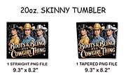 Boots & Bling 20oz Tumbler Wrap, an Arts & Entertainment Photo by LamanAzalea (Thumbnail 2 of 2)