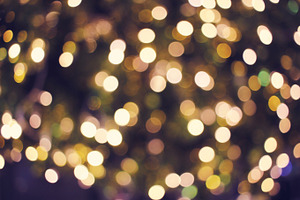Gold bokeh lights containing night, lights, and bokeh