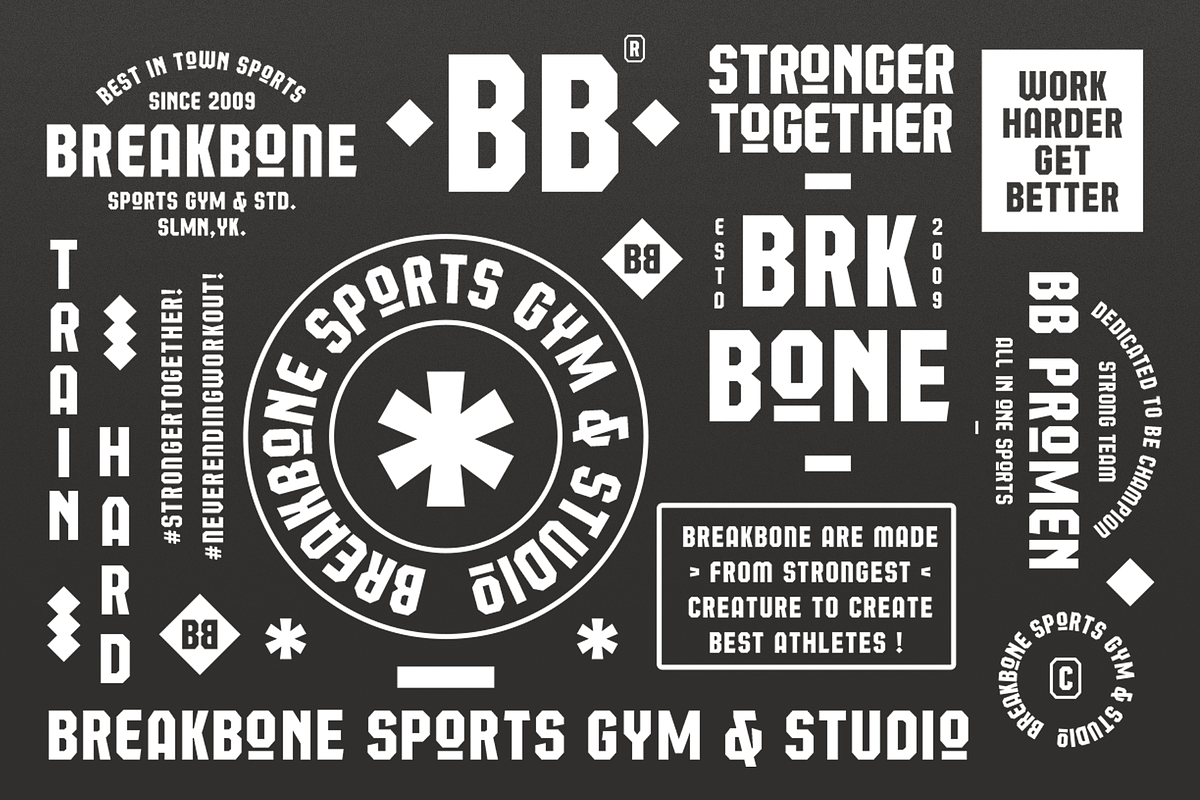 Behover - Logo Font Pack, a Font by Martype Co (Photo 6 of 11)
