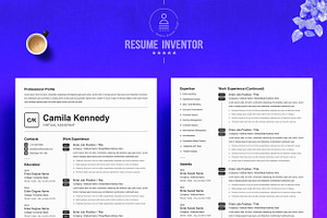 Simple-Clean Word & Pages Resume