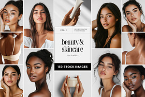 Diverse Beauty Skincare Stock Images