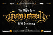 Arcanika Gothic Typeface, a Blackletter Font by alit design (Thumbnail 5 of 20)