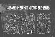 115 Handsketched Vector Elements Kit, an Illustration by Layerform Design Co. (Thumbnail 5 of 5)