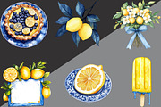 Yellow & Blue Lemon Sublimation, an Illustration by Black Bird Studio (Thumbnail 4 of 6)