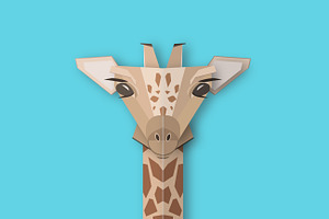 Giraffe Vector Graphic