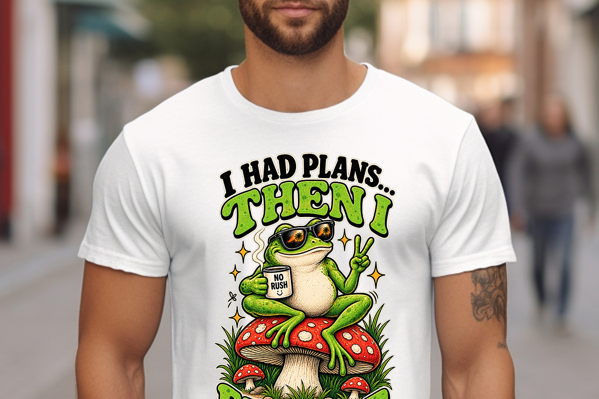 I Had Plans Then I Froggot Cute PNG, an Object Graphic by Star Graphic Design (Photo 3 of 12)