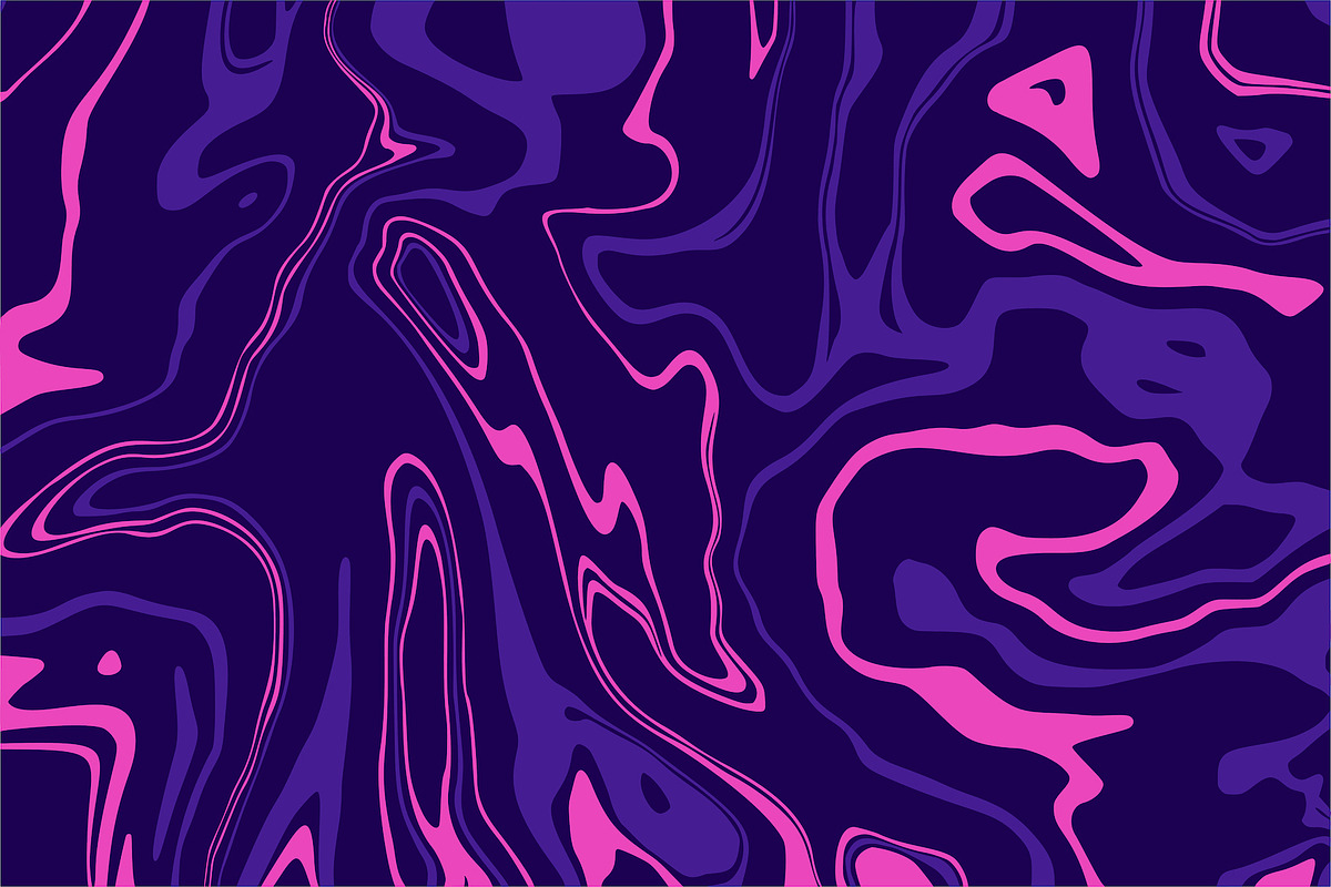Marble Vector Patterns In Violet, a Pattern Graphic by Krolja (Photo 3 of 6)