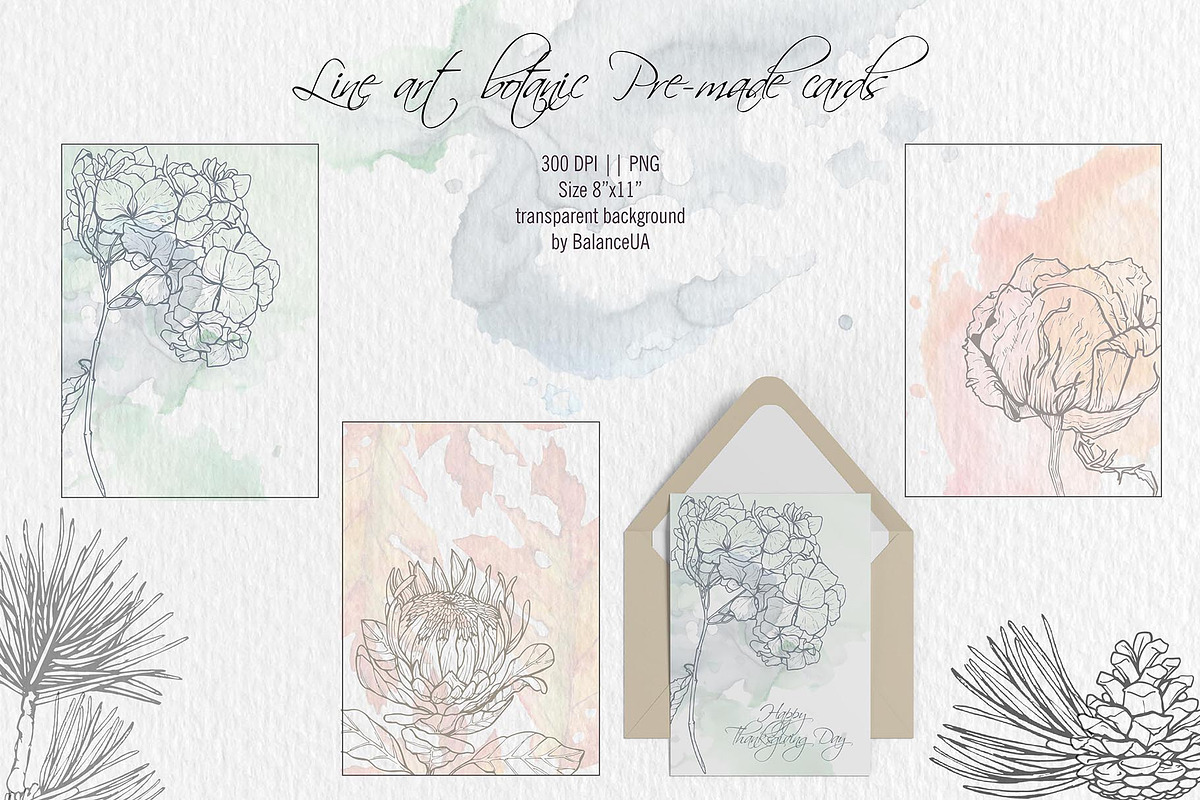 Thanksgiving Watercolor Clipart, an Illustration by BalanceUA (Photo 5 of 13)