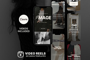 Business Woman Video Reels Canva