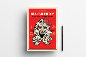 Dia De Los Muertos Flyer / Poster