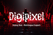 Digipixel – Display, a Serif Font by Dumadistyle (Thumbnail 1 of 9)