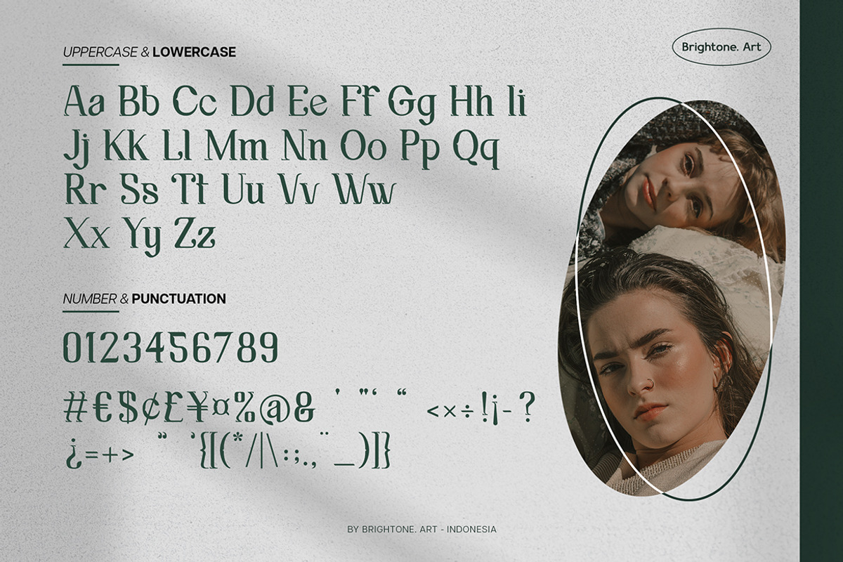 Arctiflow -Modern Serif Font, a Serif Font by Brightone (Photo 2 of 10)
