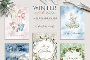 Winter celebration - watercolor set, an Animal Illustration by long summer (Thumbnail 16 of 19)