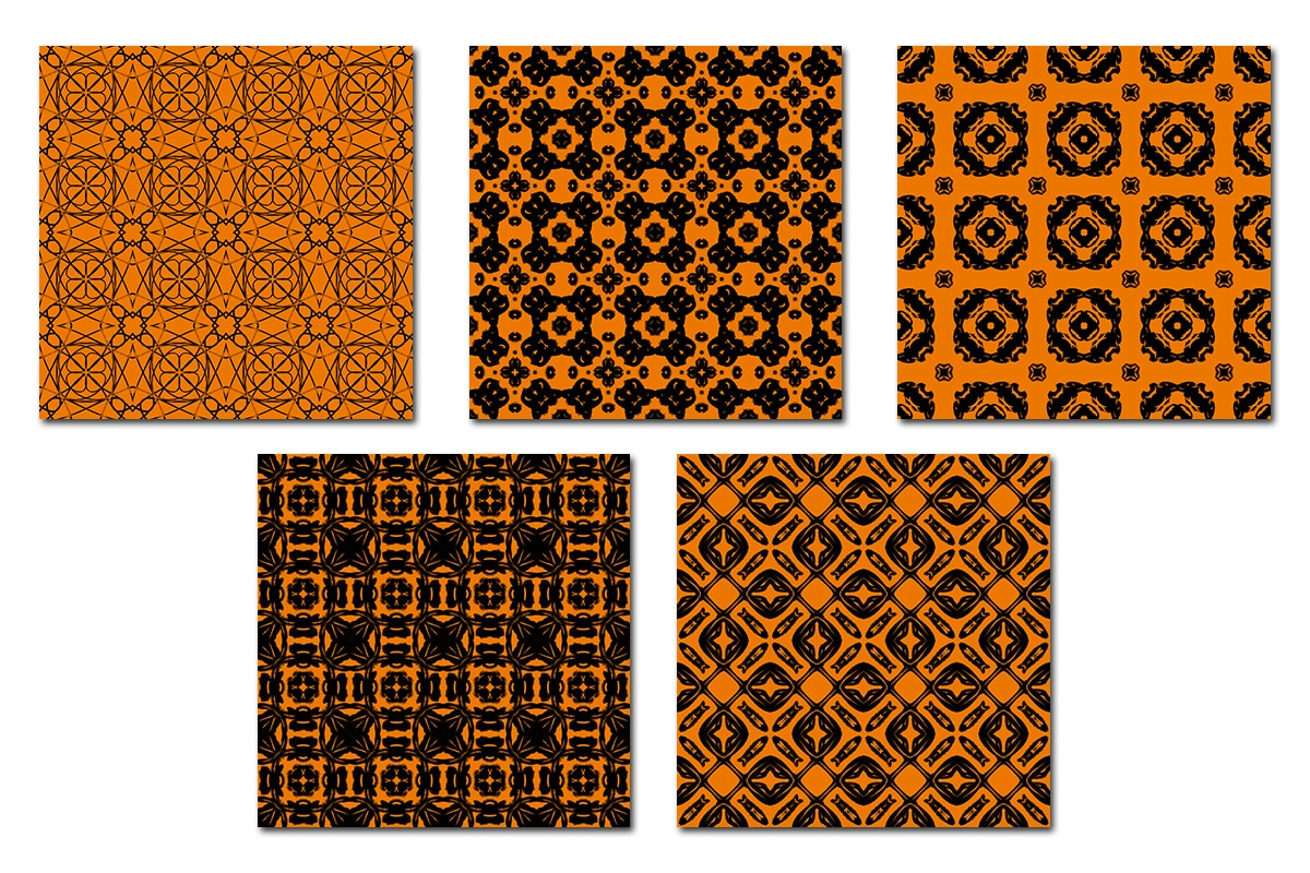 Halloween Seamless Pattern, a Pattern Graphic by tchastudio (Photo 5 of 5)