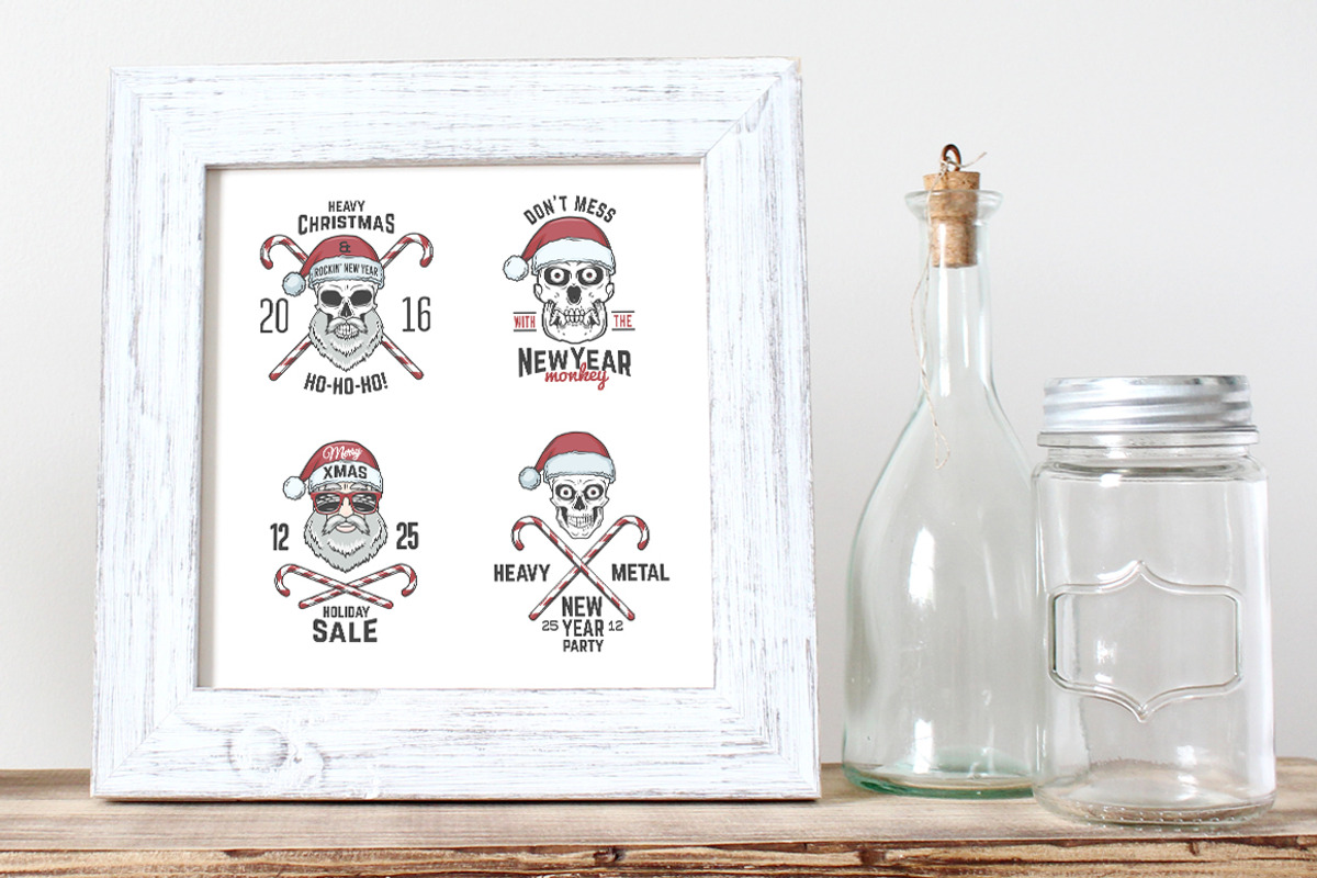 Heavy Christmas vector pack, an Illustration by TheBigLake (Photo 2 of 6)
