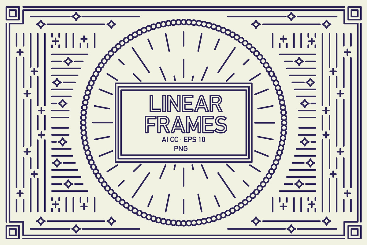 Linear Frames Set, a Work Illustration by Minkina (Photo 1 of 4)
