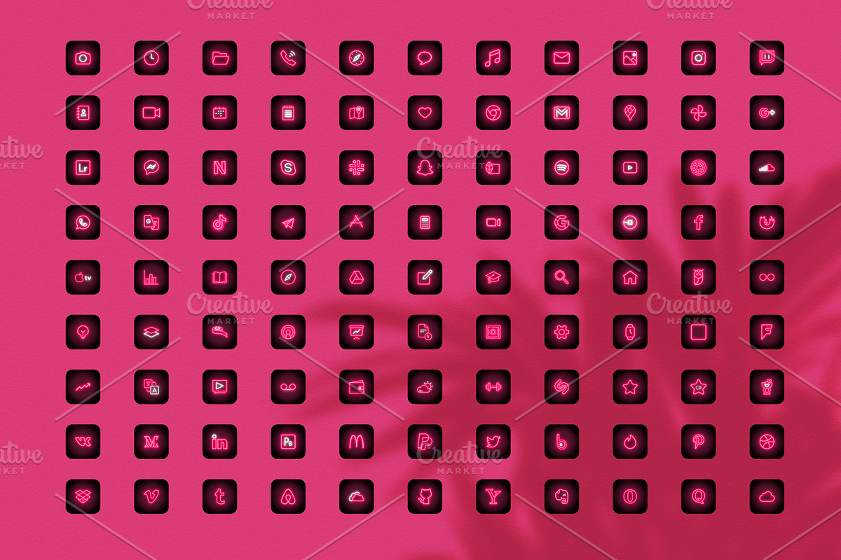 Neon Colors - iOS 14 App Icons, an Icon by iosey (Photo 2 of 4)