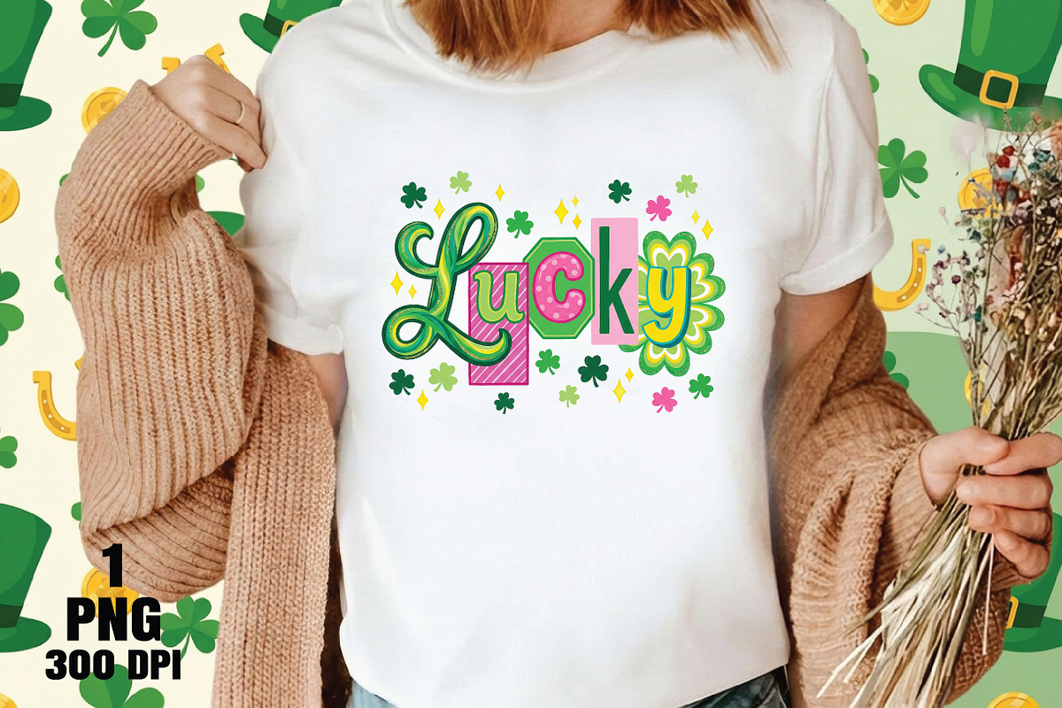 Lucky St Patrick's Day Coquette Png, an Illustration by Daily.Designs (Photo 4 of 5)