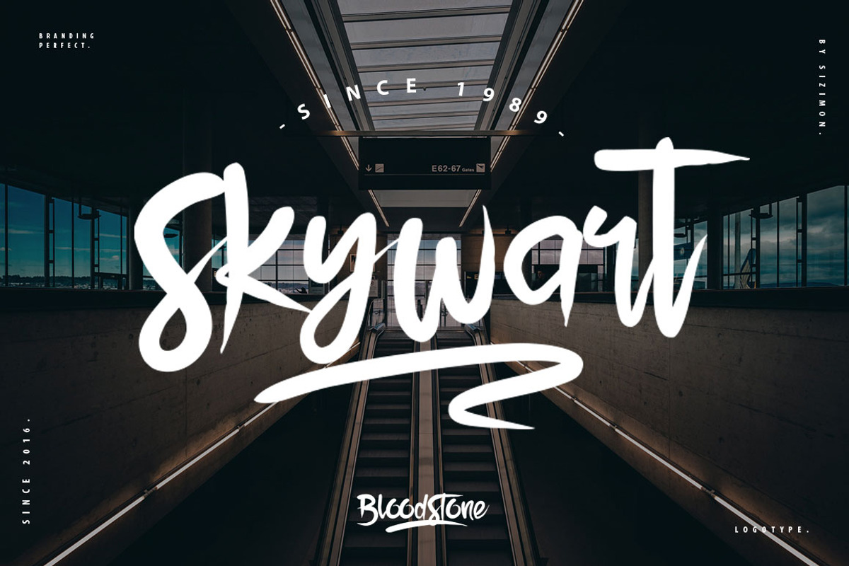 BloodStone Typeface preview 2