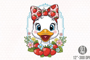 Funny Nervous Goose PNG Clipart, an Illustration by Designking
