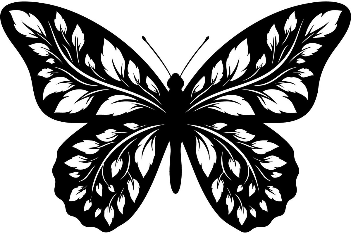 Decorative Butterfly Silhouette, an Object Graphic by Creativeshirt (Photo 10 of 16)