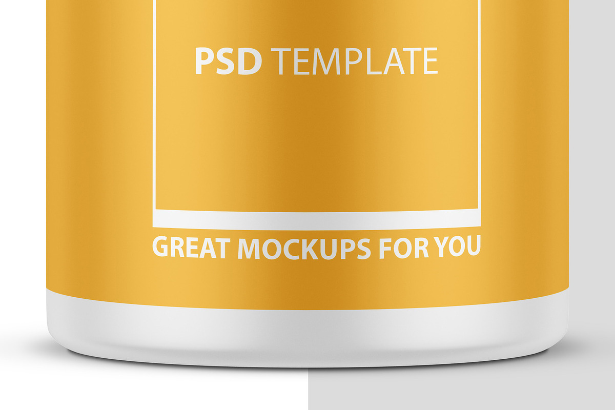 Pills Bottle Jar PSD Mockup, a Cups & Container Mockup by GreatFruit (Photo 6 of 6)