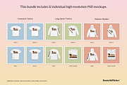 Awesome Apparel Mockups Bundle, a Shirt Mockup by Komet & Flicker (Thumbnail 2 of 14)