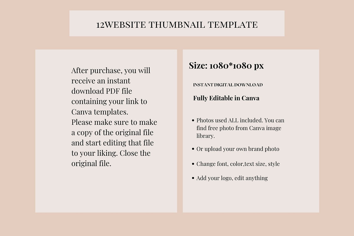 Website Banner Template Canva, a Websites & App Template by Deepa Template Studio (Photo 7 of 11)