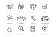 Web Set of Nutrition, Healthy Food, an Object Illustration by Tettygreen (Thumbnail 3 of 3)