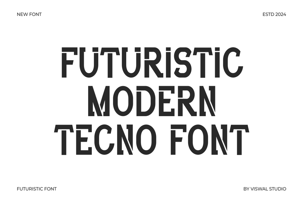 Emoxe - Modern Font, a Sans Serif Font by Viswal Studio (Photo 3 of 6)