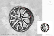 Tech Sketch Art Photoshop Action, an Action Add-On by SlideSalad (Thumbnail 29 of 49)