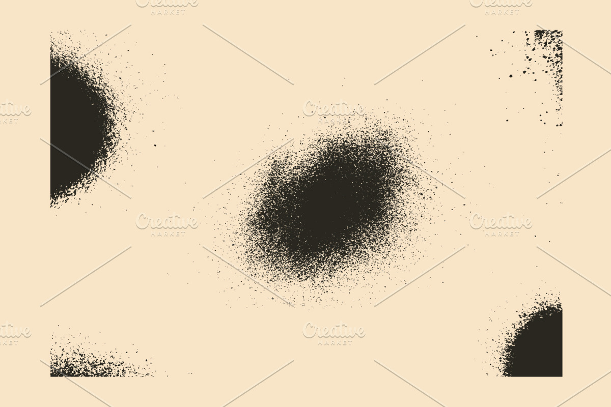 Vector set of splash textures., a Texture Graphic by PoPaShop