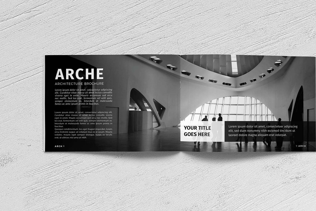 A5 Architecture Brochure, a Brochure Template by New Lines (Photo 4 of 12)