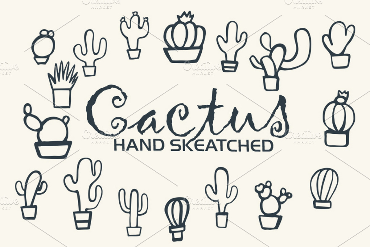 Cactus ClipArt - Vector & PNG, an Illustration by Creative Shop (Photo 1 of 2)