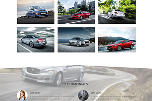 Car Dealer Responsive One Page Theme